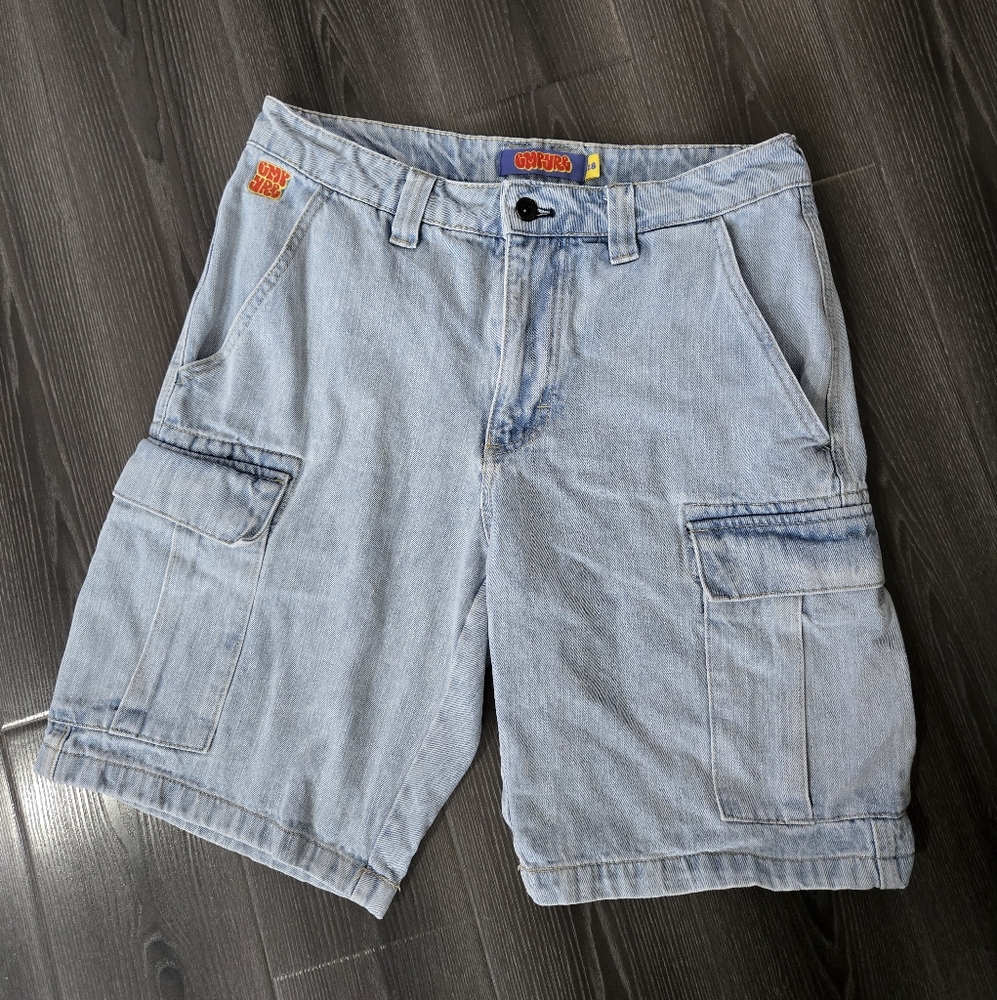 Empyre Men's Light Blue Cargo Shorts